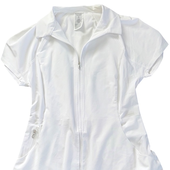 New Athleta Fairway Dress in White Pockets Golf Tennis Pickleball NWOT - Picture 3 of 9